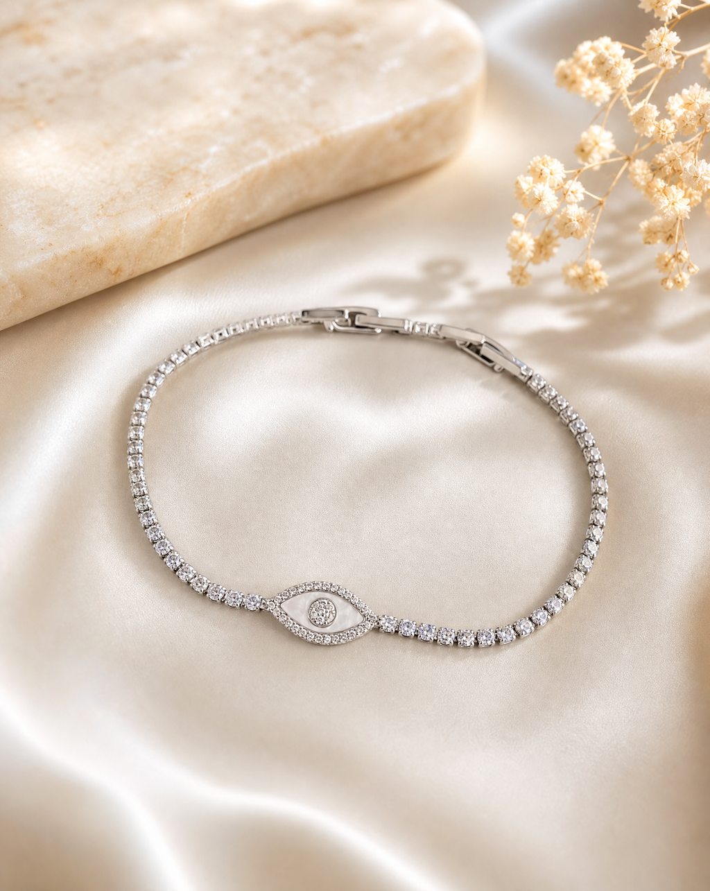 Nazar Bracelet in Silver