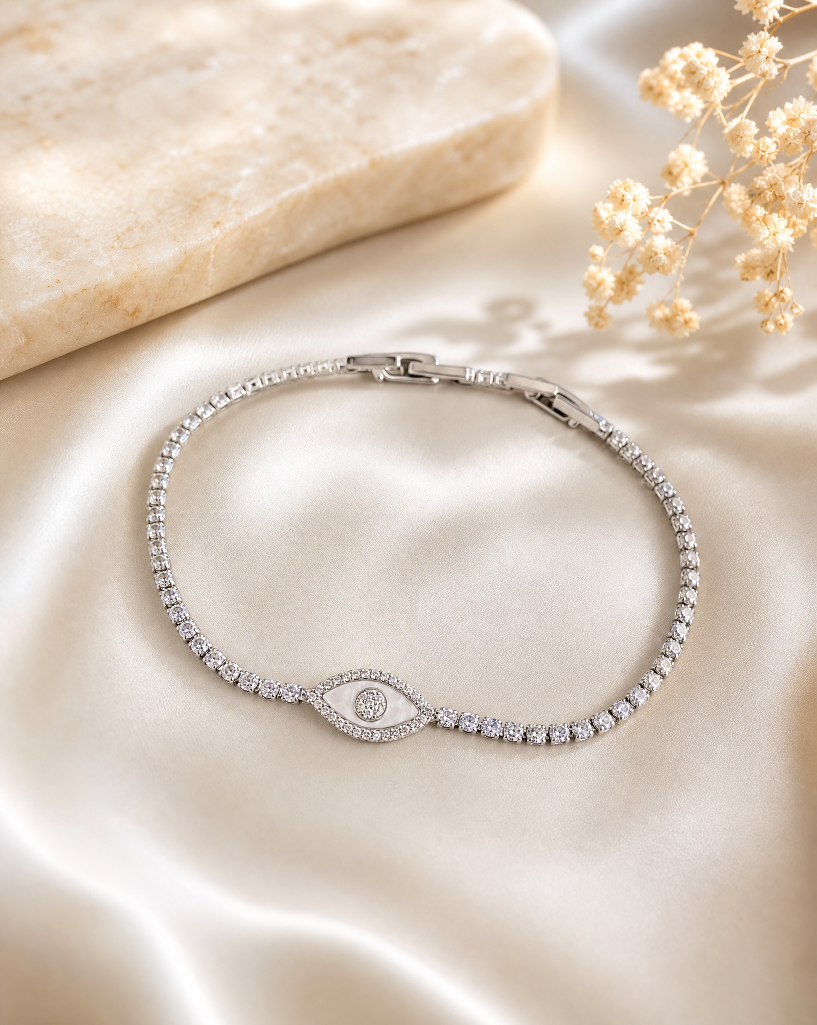 Nazar Bracelet in Silver