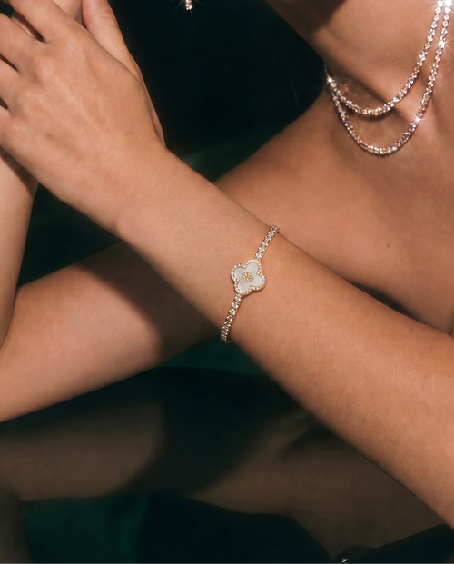 Clover Tennis Bracelet