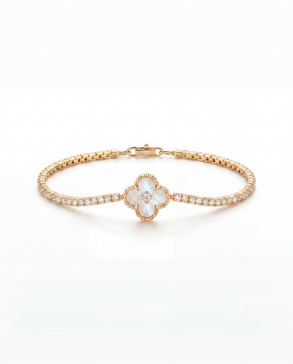 Clover Tennis Bracelet
