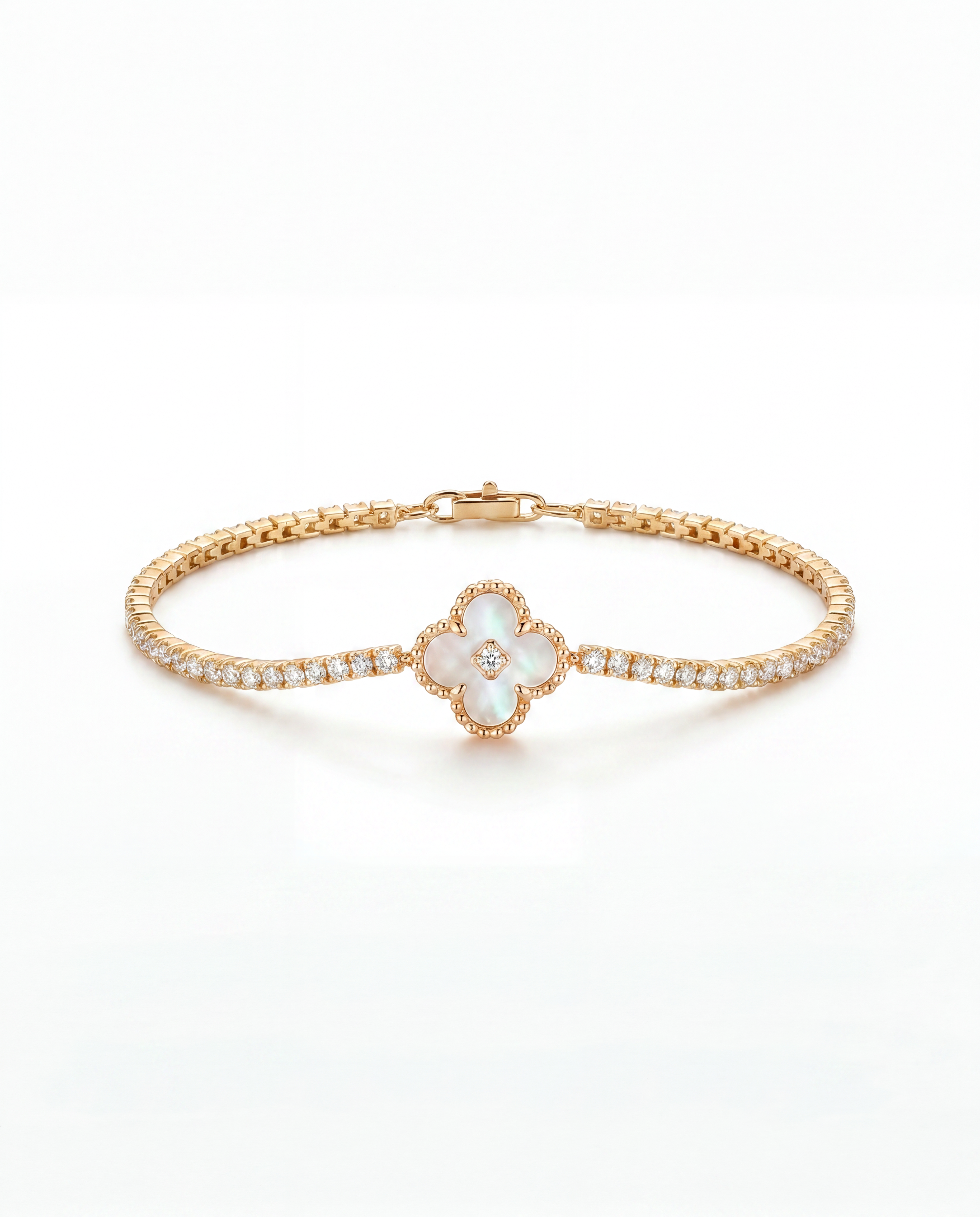 Clover Tennis Bracelet